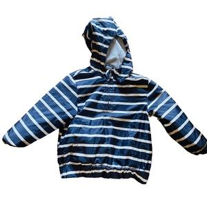 ⭐️ GAP Spring Lightweight Navy Stripe Hooded Jacket